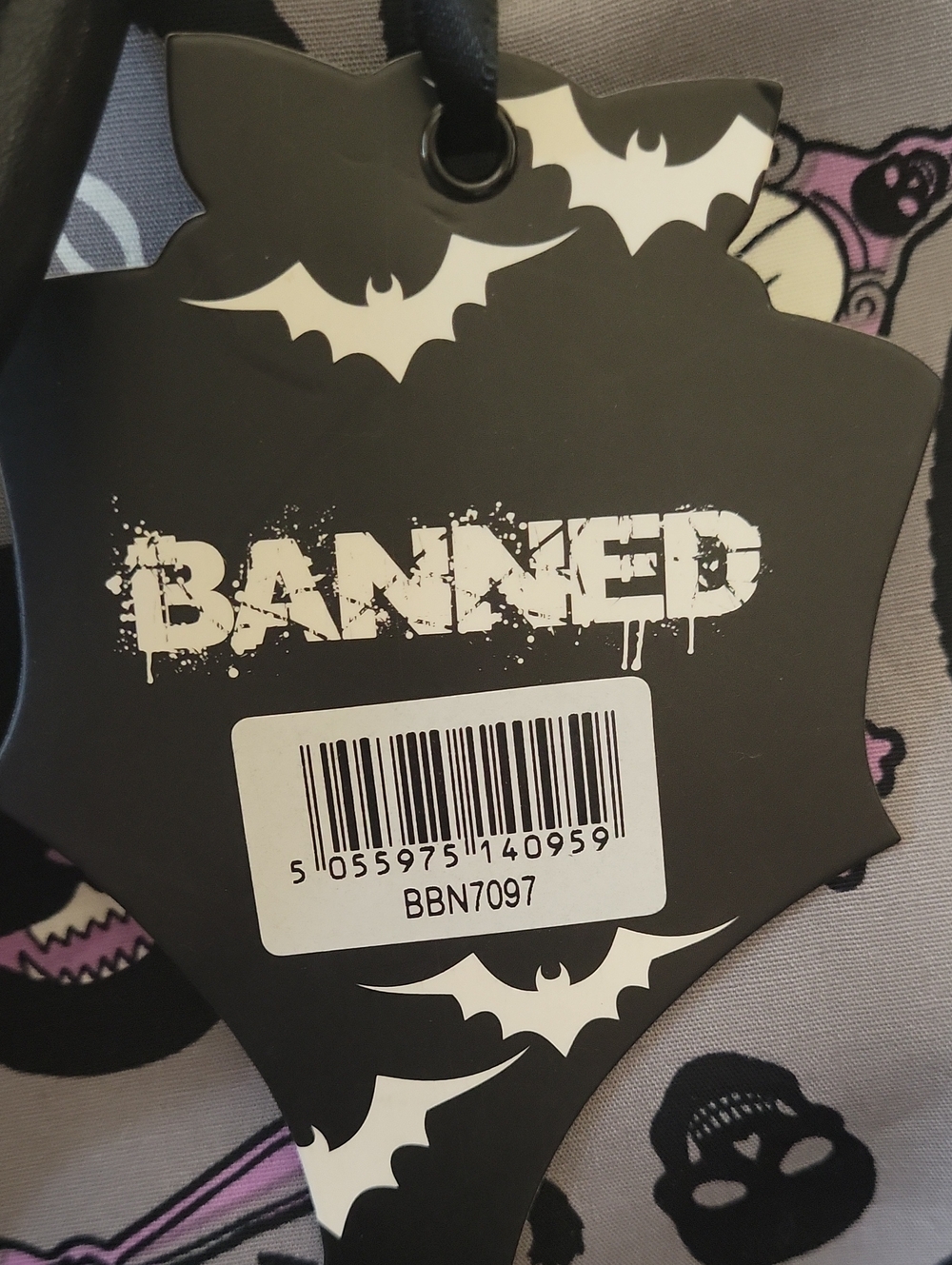 Banned Unlucky 13 Black Cat Purse Handbag - Picture 5 of 5